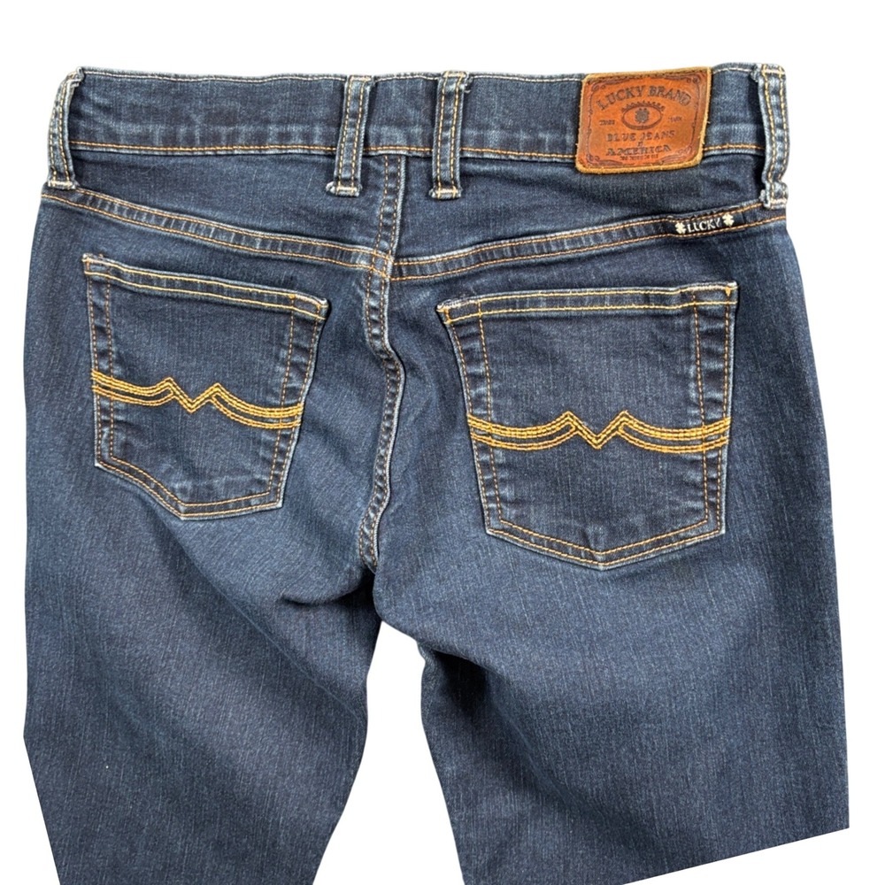 Lucky‎ Brand Y2K Dark Wash Straight Leg Jeans Women 0/25 Ankle Denim